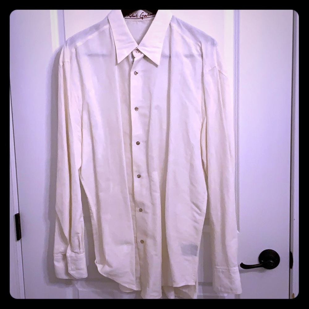 Men’s Robert Graham 3XL linen dress shirt